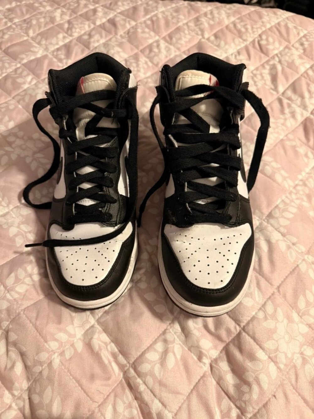 Nike Dunk High Panda (kids 6.5)